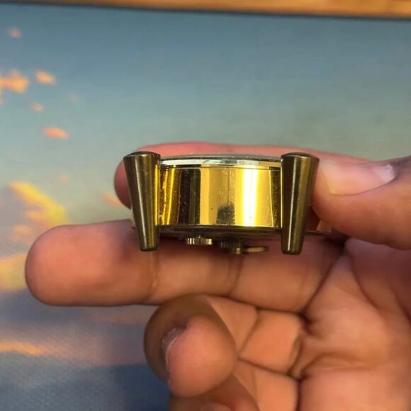 Vintage Relide Anitmagnetic Travel Alarm Clock 8 Days 7 Jewel Lever - Picture 6 of 6